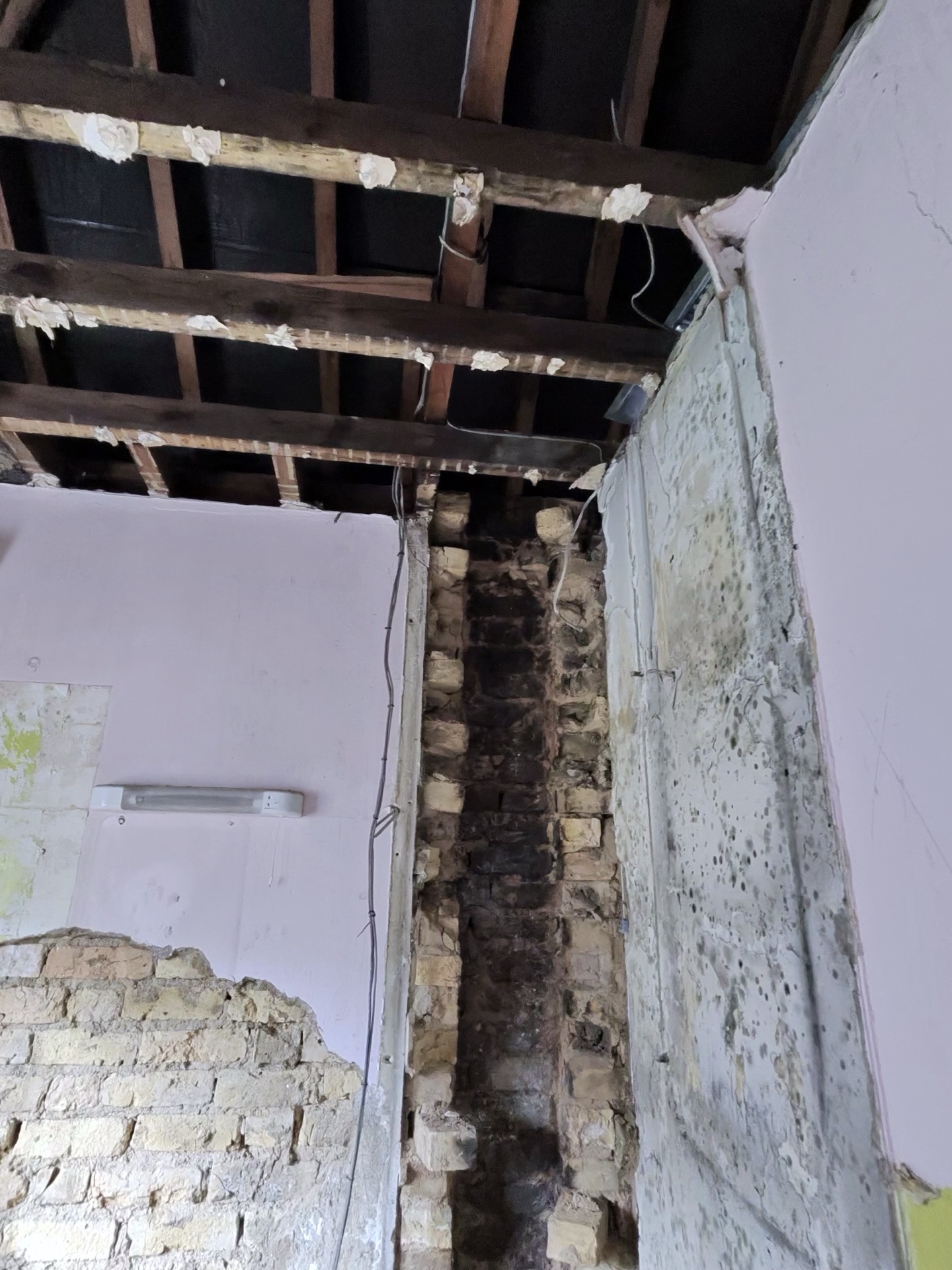 Chimney cavity cleared