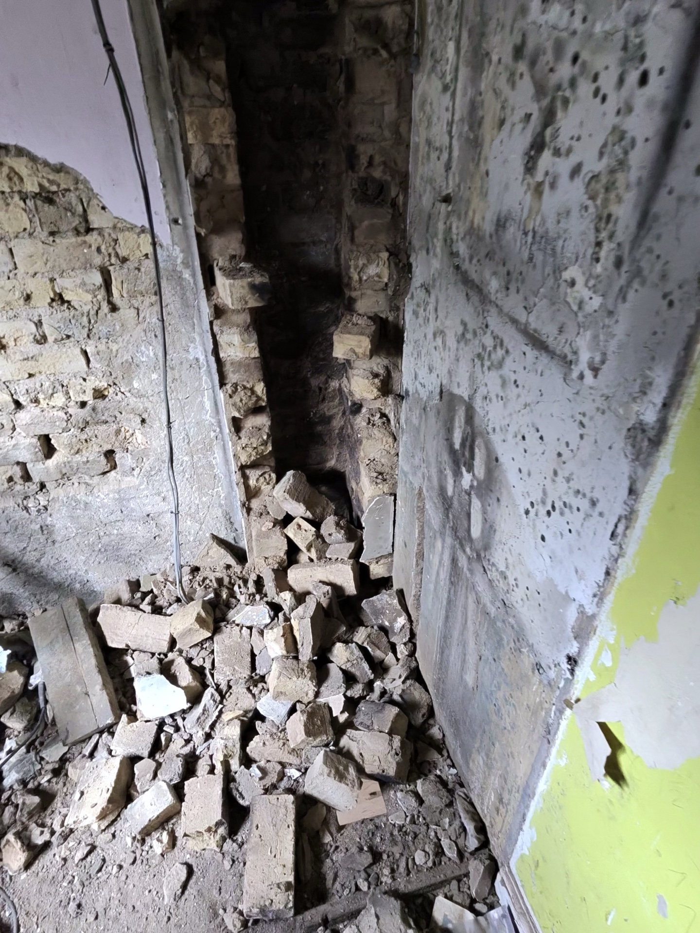 Lower section removal complete