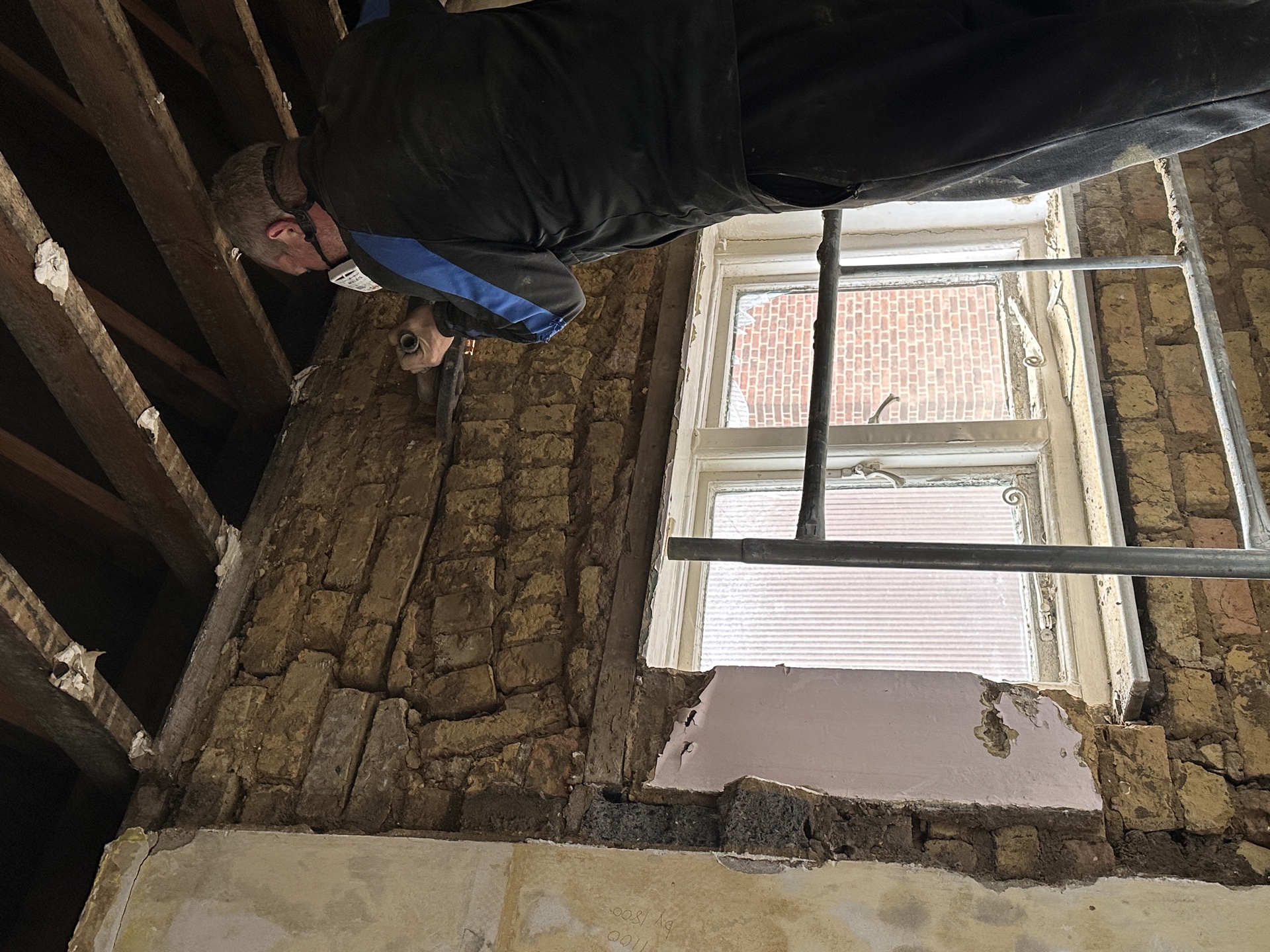 Lintel installation complete