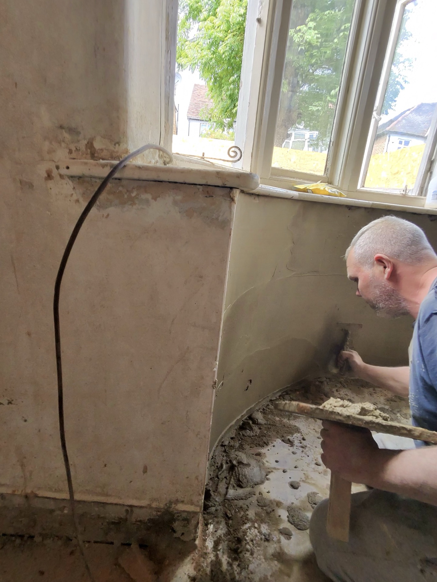 Bay window repair – wide view